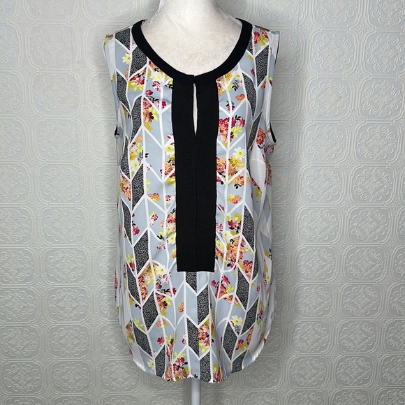 CAbi | Grosgrain Geometric Sleeveless Tunic Style #249 - Picture 6 of 8